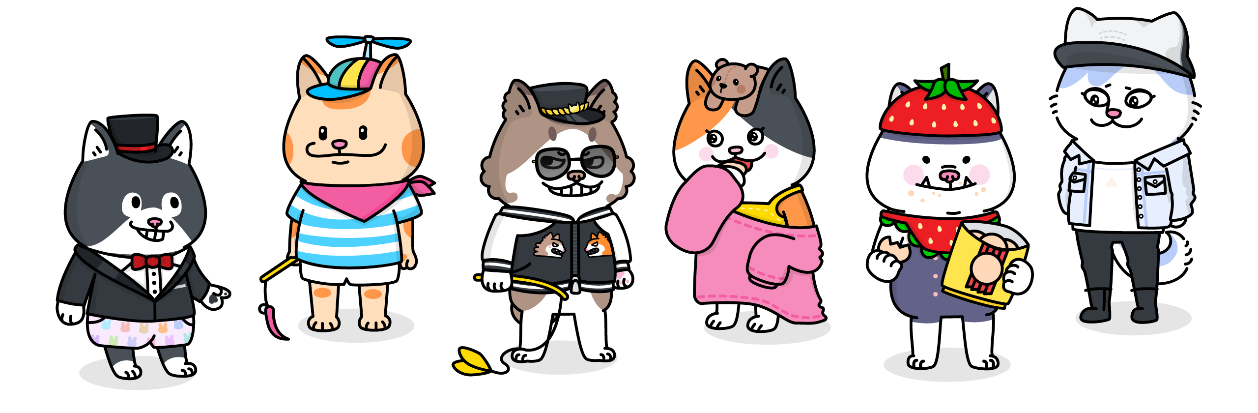 Nyanmoji characters