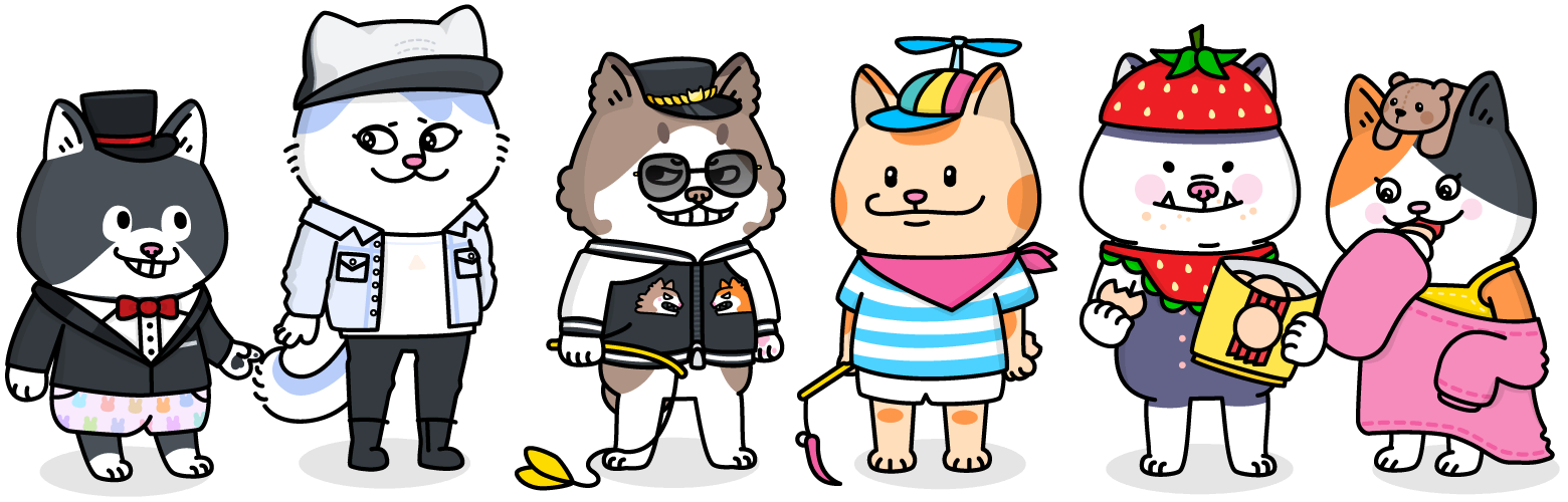 Nyanmoji characters